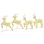 Led Reinsdyr Med 80 Led 4 Pcs Gull Pet