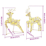 Led Reinsdyr Med 80 Led 4 Pcs Gull Pet