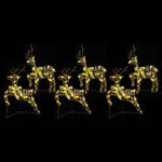 Led Reinsdyr Med 180 Led 6 Pcs Gull Pet