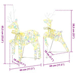 Led Reinsdyr Med 80 Led 4 Pcs Flerfarget Pet