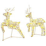 Led Reinsdyr Med 40 Led 5 Pcs Gull Pet