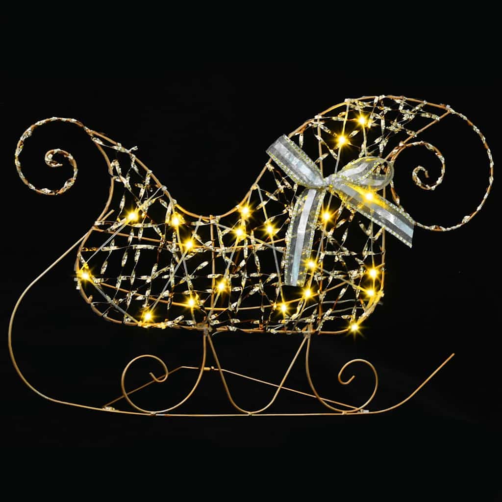 Led Reinsdyr Med 40 Led 7 Pcs Gull Pet