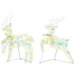 Led Reinsdyr Med 40 Led 5 Pcs Flerfarget Pet