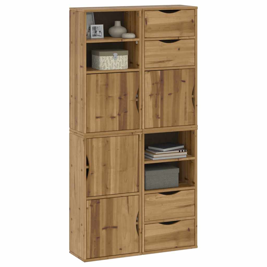 Sideskap 4 Stk Odda 40X24X79 Cm Heltre Furu