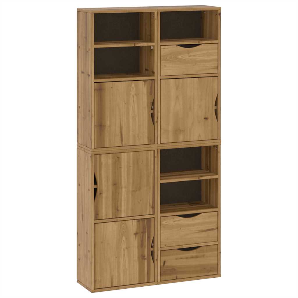 Sideskap 4 Stk Odda 40X24X79 Cm Heltre Furu