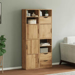 Sideskap 4 Stk Odda 40X24X79 Cm Heltre Furu