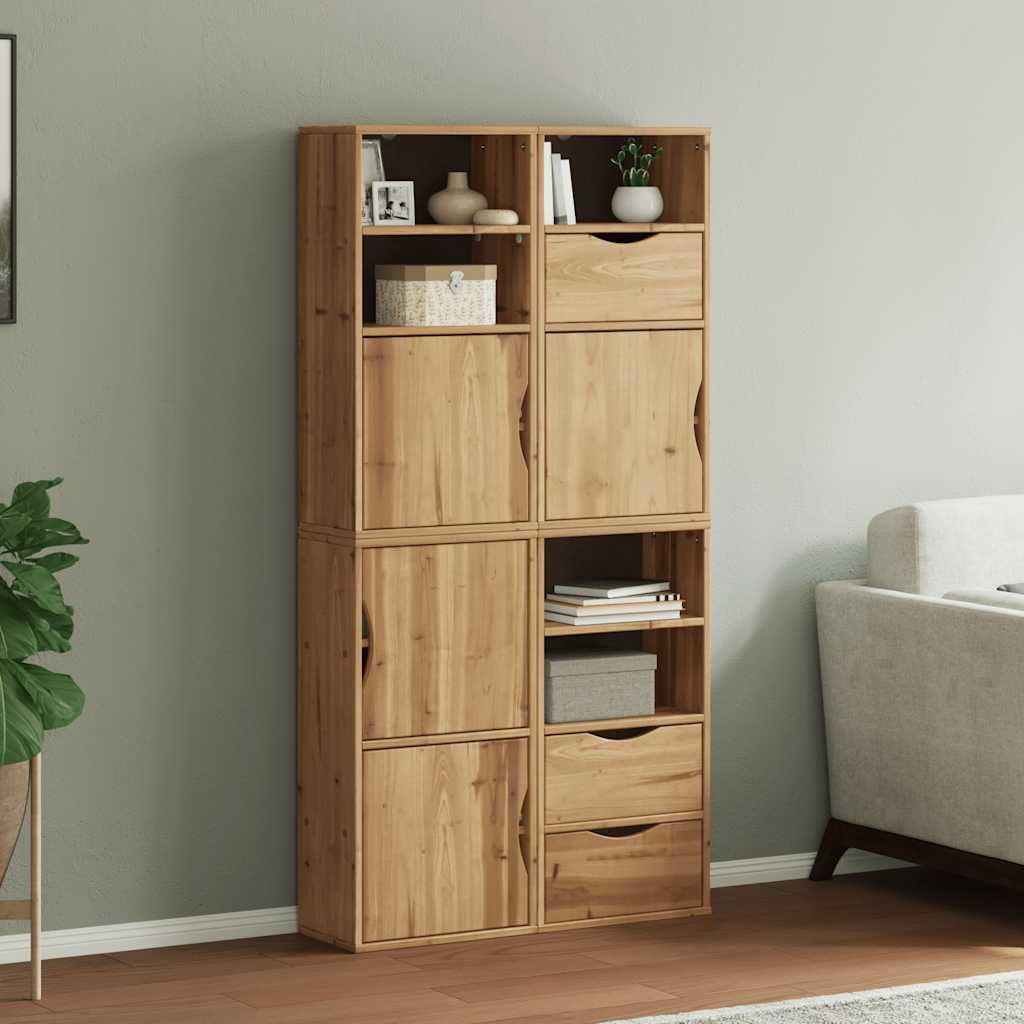 Sideskap 4 Stk Odda 40X24X79 Cm Heltre Furu