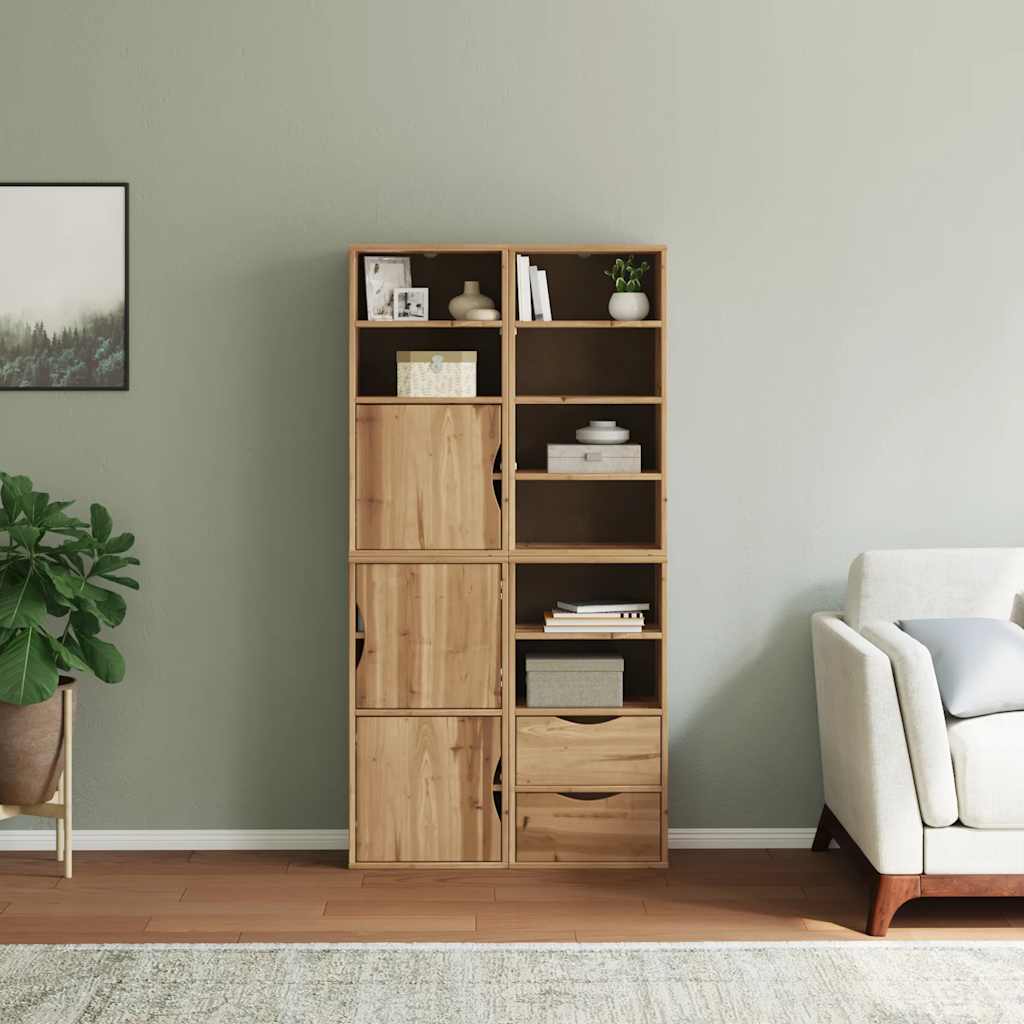 Sideskap 4 Stk Odda 40X24X79 Cm Heltre Furu