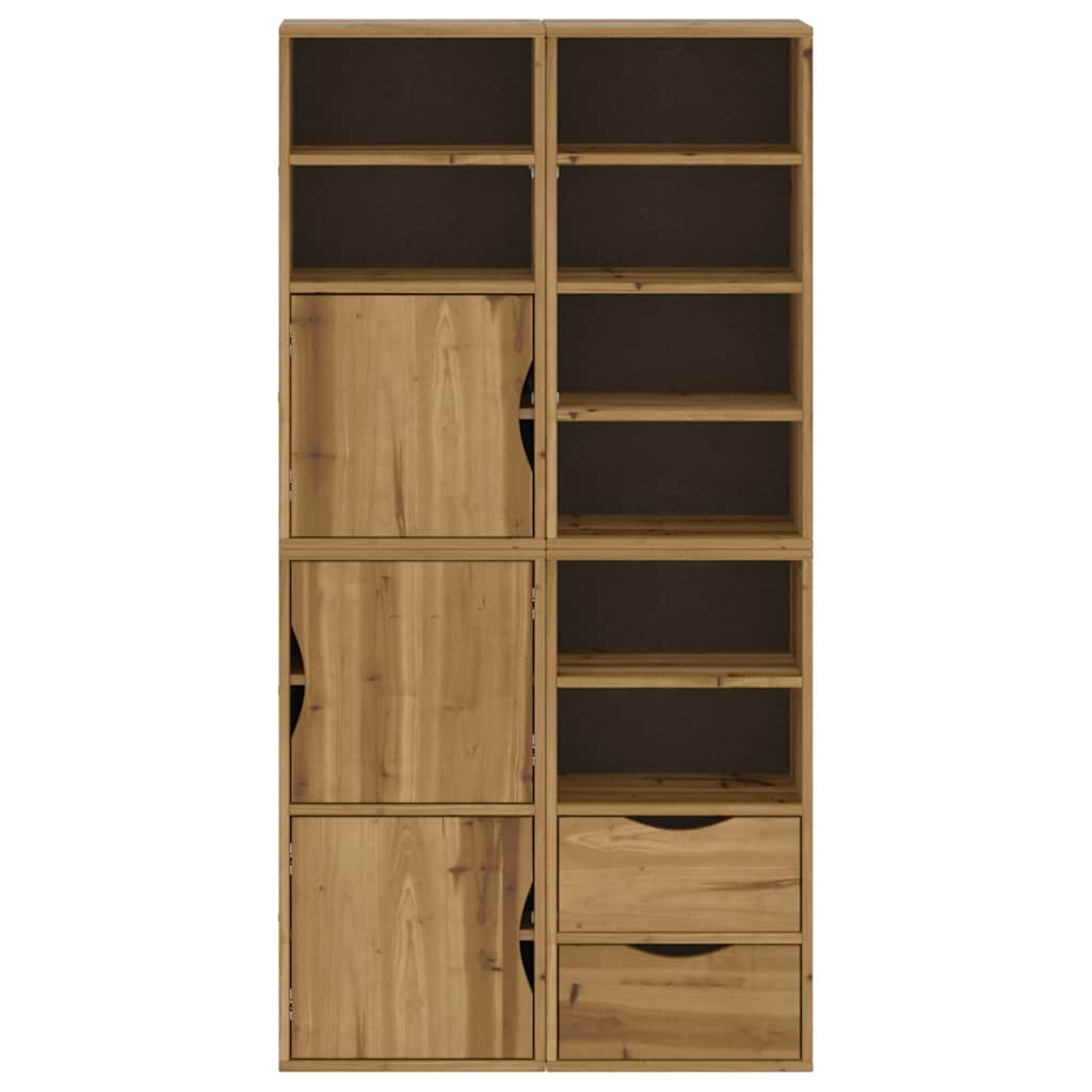 Sideskap 4 Stk Odda 40X24X79 Cm Heltre Furu