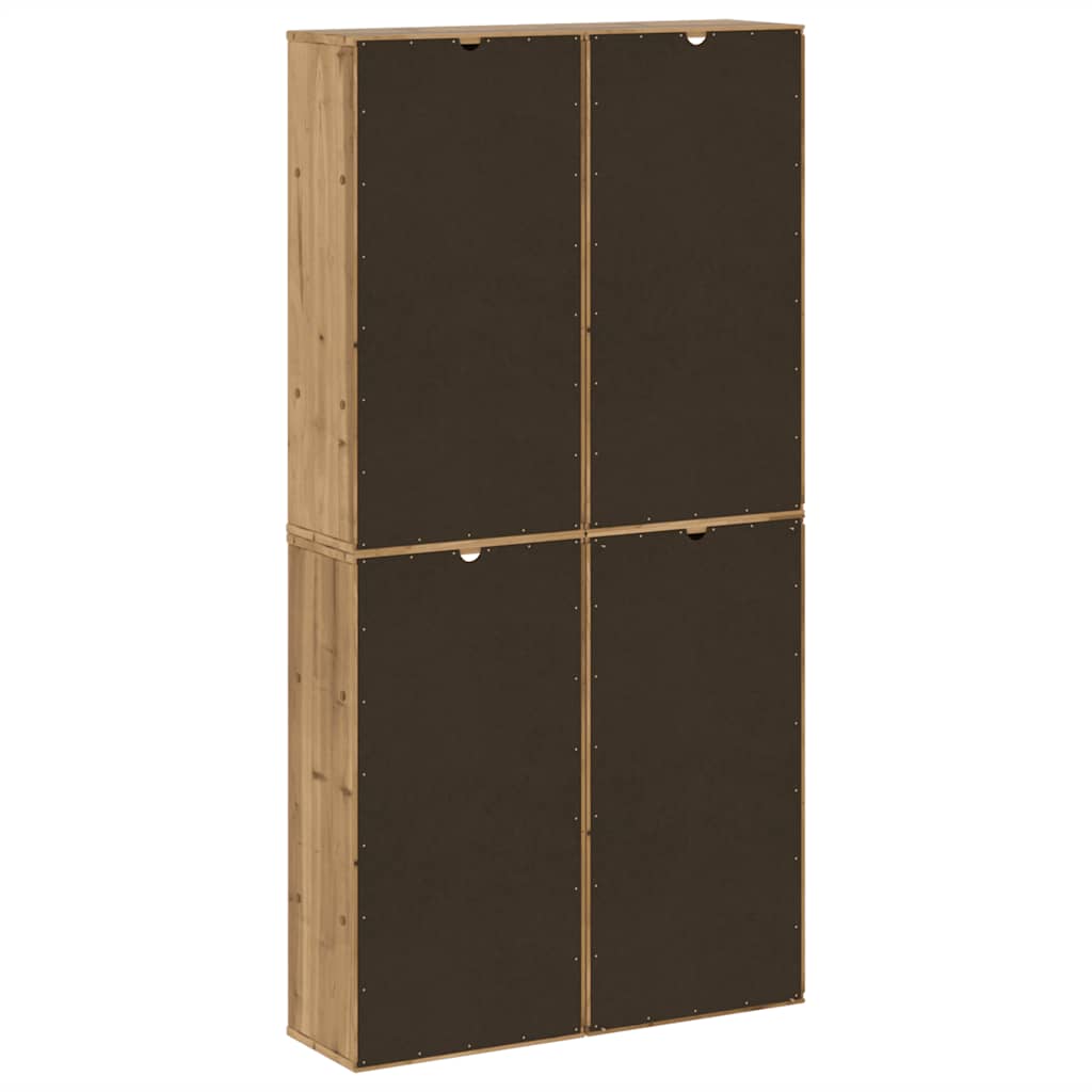 Sideskap 4 Stk Odda 40X24X79 Cm Heltre Furu