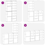Sideskap 4 Stk Odda 40X24X79 Cm Heltre Furu