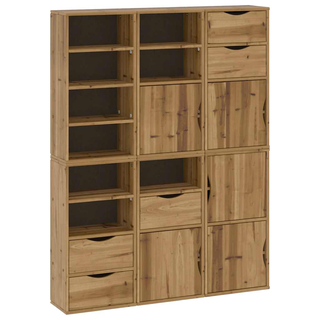 Sideskap 6 Stk Odda 40X24X79 Cm Heltre Furu