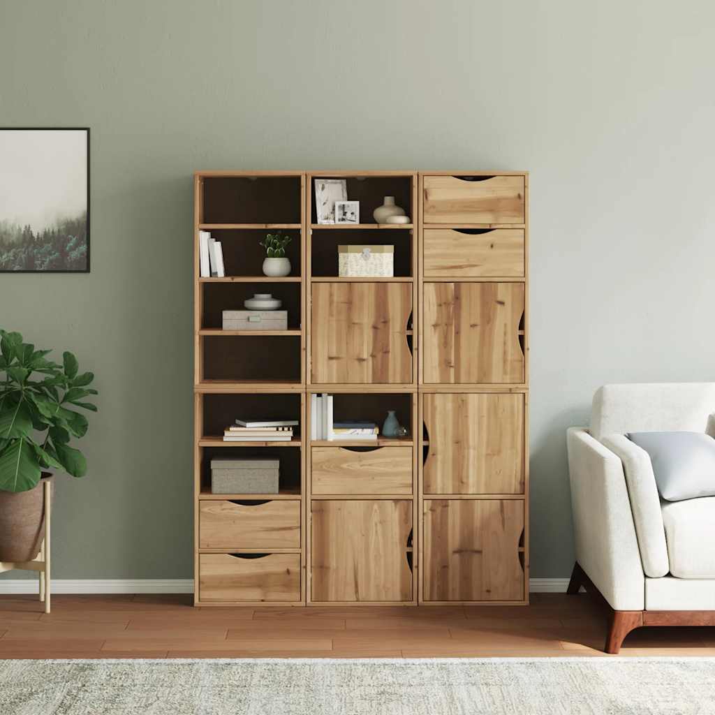 Sideskap 6 Stk Odda 40X24X79 Cm Heltre Furu