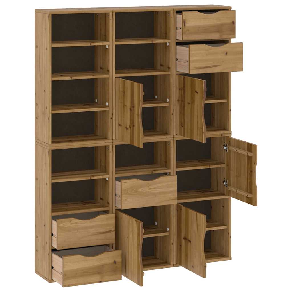 Sideskap 6 Stk Odda 40X24X79 Cm Heltre Furu
