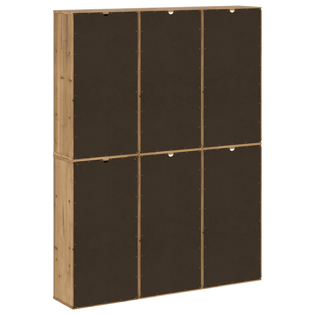 Sideskap 6 Stk Odda 40X24X79 Cm Heltre Furu