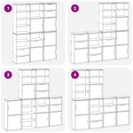 Sideskap 6 Stk Odda 40X24X79 Cm Heltre Furu