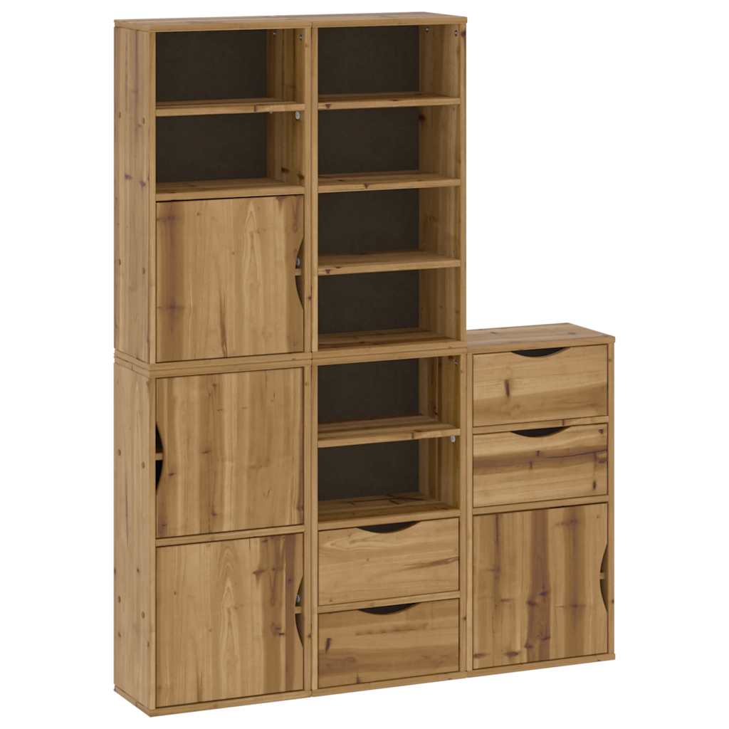 Sideskap 5 Stk Odda 40X24X79 Cm Heltre Furu