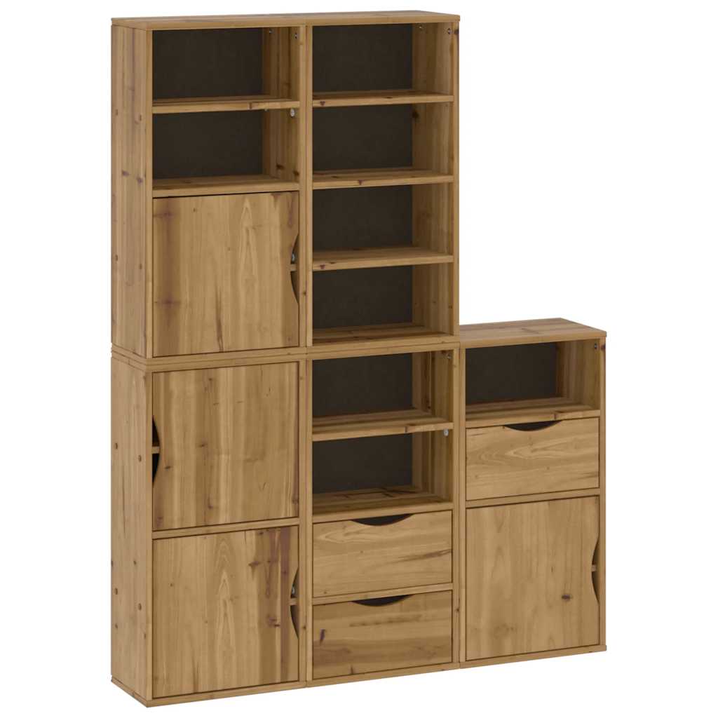 Sideskap 5 Stk Odda 40X24X79 Cm Heltre Furu