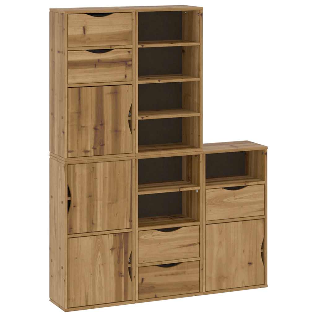 Sideskap 5 Stk Odda 40X24X79 Cm Heltre Furu