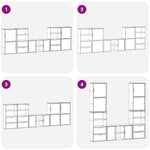 Tv-Enheter Med Oppbevaring 5-Delers Odda Heltre Furu