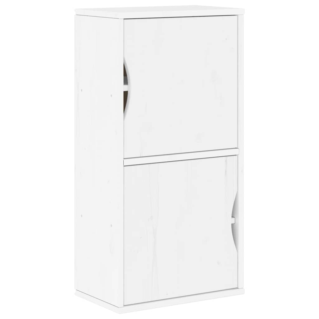 Tv-Enheter Med Oppbevaring 5-Delers Odda Hvit Heltre Furu