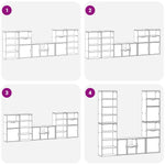 Tv-Enheter Med Oppbevaring 5-Delers Odda Heltre Furu