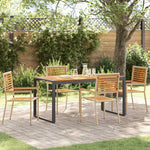 Hage Spisegruppe 5 Pcs Beige Og Brun Polyrotting
