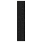 Highboard Svart Eik 60 X 35 X 180 Cm Konstruert Tre