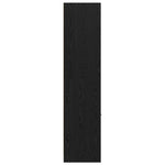 Apotekskap Svart Eik 30 X 41 X 174.5 Cm Konstruert Tre