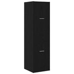 Apotekskap Svart Eik 40 X 41 X 144.5 Cm Konstruert Tre