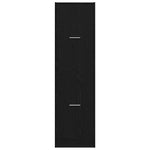 Apotekskap Svart Eik 40 X 41 X 144.5 Cm Konstruert Tre