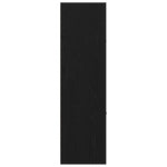 Apotekskap Svart Eik 40 X 41 X 144.5 Cm Konstruert Tre