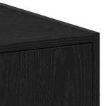 Apotekskap Svart Eik 40 X 41 X 174.5 Cm Konstruert Tre