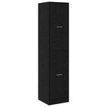 Apotekskap Svart Eik 40 X 41 X 174.5 Cm Konstruert Tre