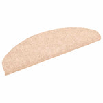 Selvklebende Trappematter 30 Stk Kremhvit 65X21X4 Cm