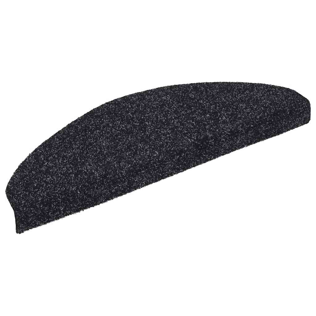 Selvklebende Trappematter 30 Stk Svart 65X21X4 Cm