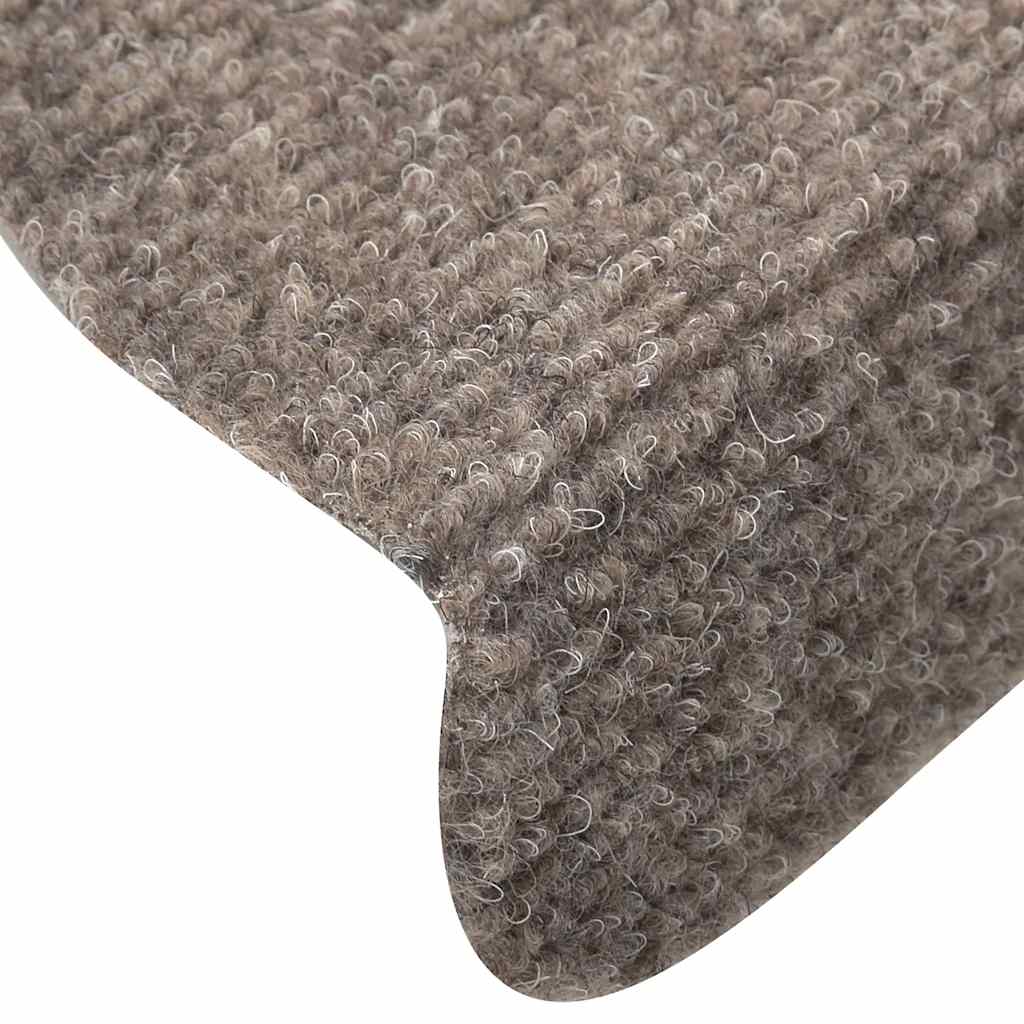 Selvklebende Trappematter 30 Stk Kremhvit 65X21X4 Cm