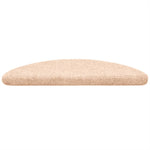 Selvklebende Trappematter 30 Stk Kremhvit 56X17X3 Cm