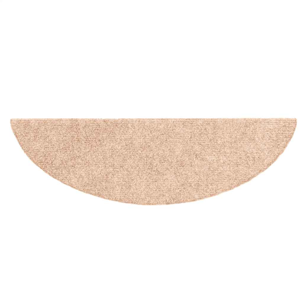 Selvklebende Trappematter 30 Stk Kremhvit 56X17X3 Cm