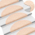 Selvklebende Trappematter 30 Stk Kremhvit 56X17X3 Cm