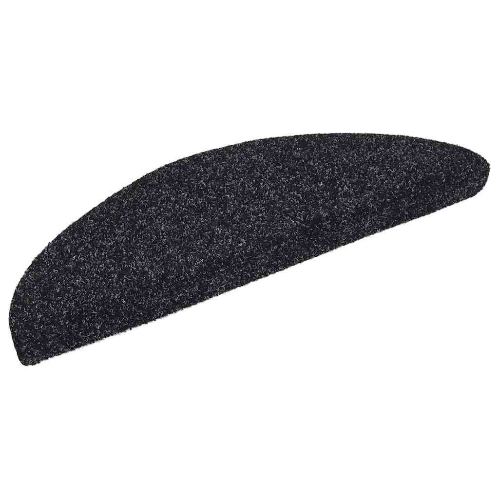 Selvklebende Trappematter 30 Stk Svart 56X17X3 Cm