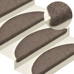 Selvklebende Trappematter 30 Stk Kremhvit 56X17X3 Cm