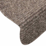 Selvklebende Trappematter 30 Stk Kremhvit 56X17X3 Cm