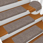 Selvklebende Trappematter 30 Stk Kremhvit 65X21X4 Cm