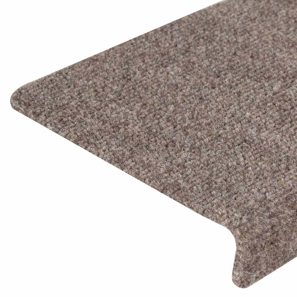 Selvklebende Trappematter 30 Stk Kremhvit 65X21X4 Cm