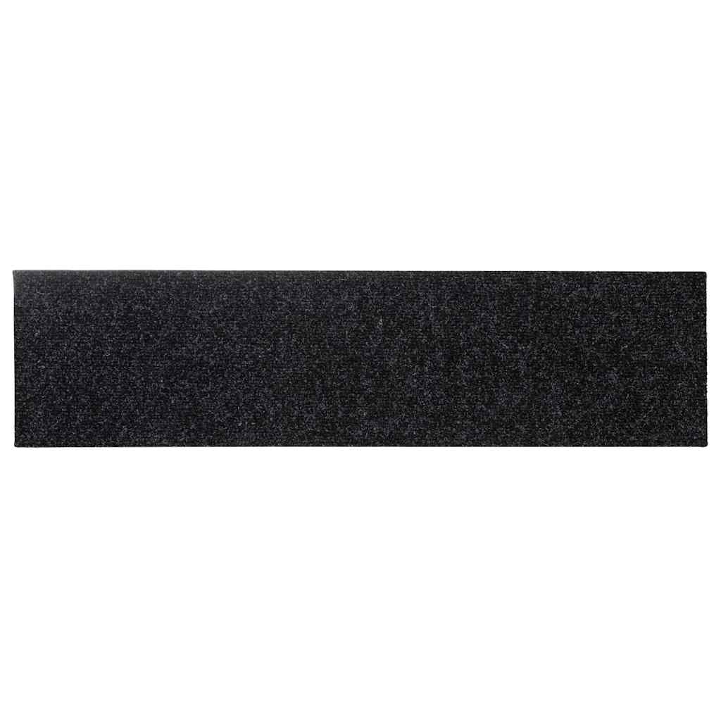 Trappematter Selvklebende 30 Stk Svart 76X20 Cm Rektangulær