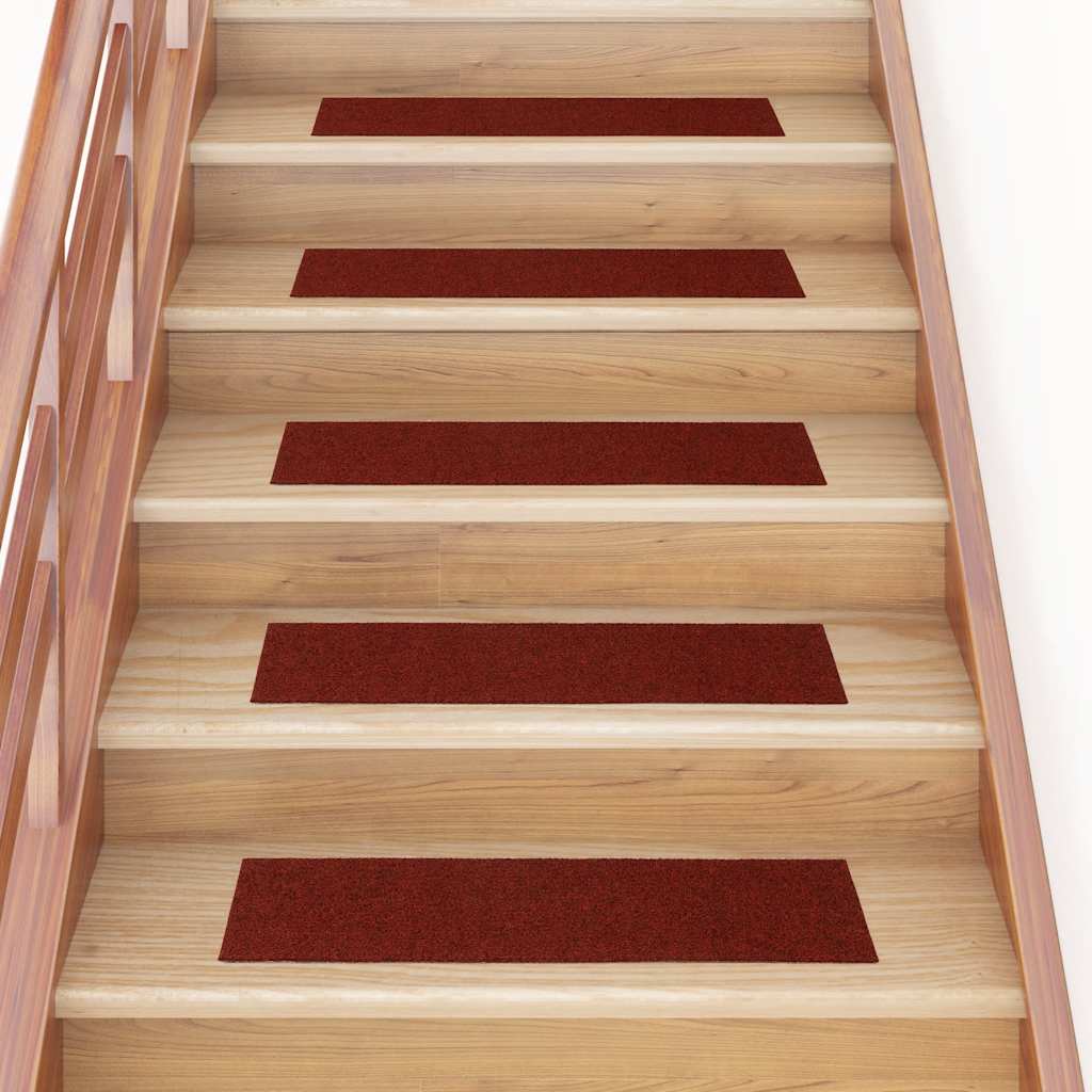Trappematter Selvklebende 30 Stk Rød 76X20 Cm Rektangulær