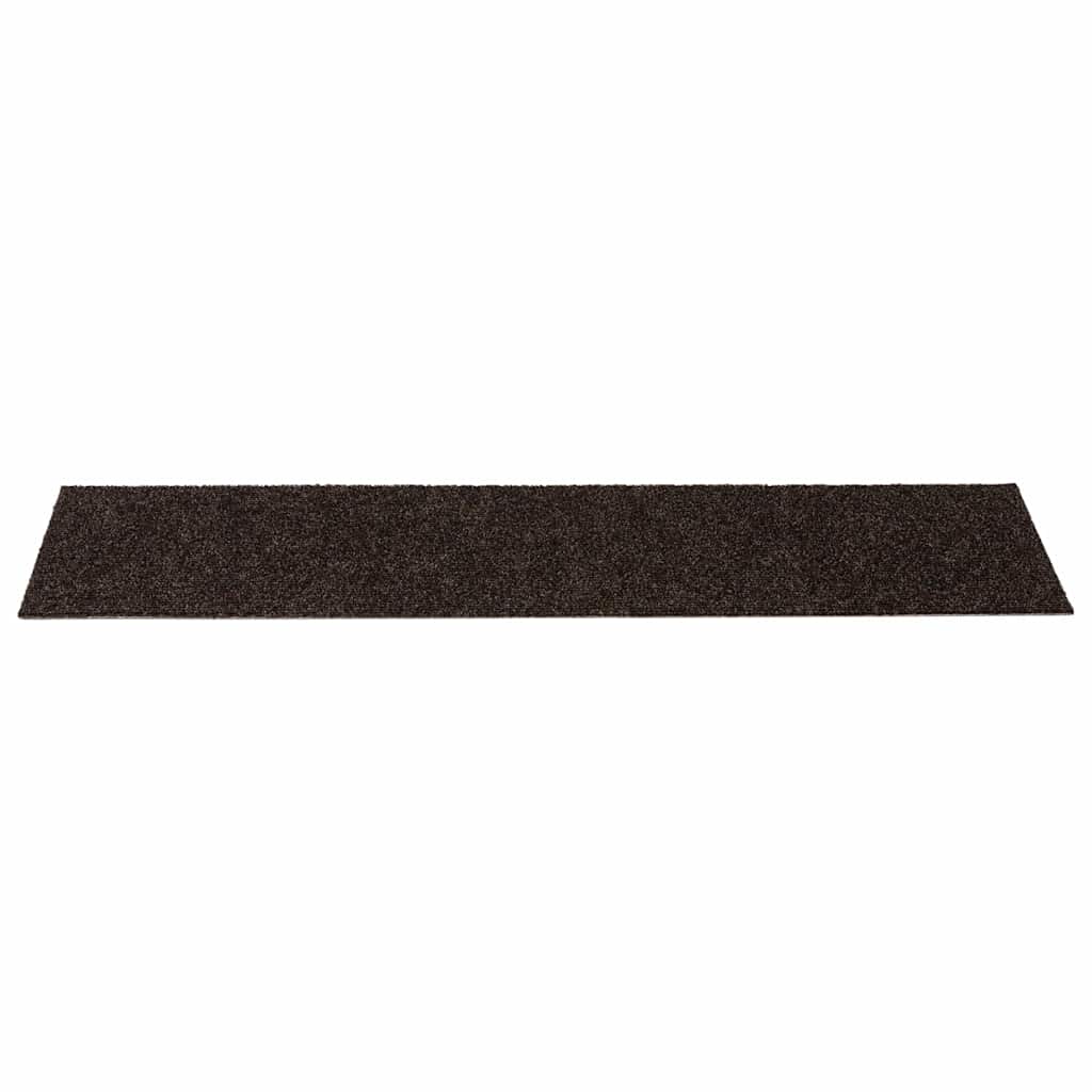Trappematter Selvklebende 30 Stk Mørkebrun 76X20 Cm Rektangulær