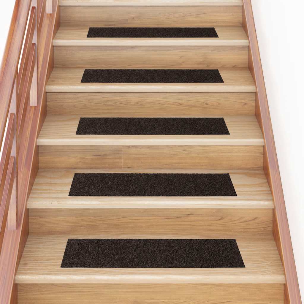 Trappematter Selvklebende 30 Stk Mørkebrun 76X20 Cm Rektangulær
