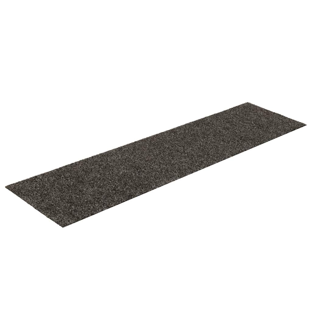 Trappematter Selvklebende 30 Stk Antrasitt 76X20 Cm Rektangulær